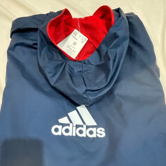 NWT Hooded Adidas Full Zip Boston Marathon jacket-Men’s medium - Picture 3 of 6